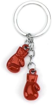 Porte-Clés Gants De Boxe, Mini Porte-Clés De Combat En Métal, Cadeaux De Boxe Pour Hommes Et Amateurs De Boxe (Rouge)