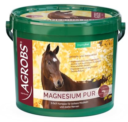 AGROBS Magnesium Pur 3 kg Für lockere Muskeln & Starke Nerven