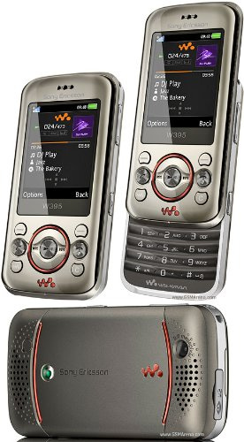 Sony Ericsson W395 Mobile Phone Titanium, Walkman, Bluetooth, 2MP Camera, Slide Tesco mobile prepay phone