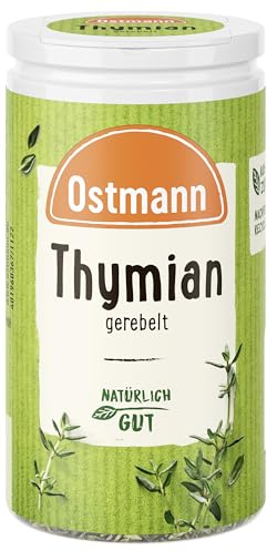 Ostmann Thymian gerebelt 15 g Thymian-Gewürz für viele Fleisch-, Fisch-, Pilz-, und Gemüsegerichte der mediterranen Küche, Menge: 1 Stück