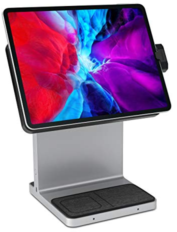 Kensington StudioDock iPad Pro Stand - Verstellbare Tablet-Halterung für 12 - Magnetische Befestigung - Schnelles Aufladen von iPad, iPhone und AirPod, K34030WW