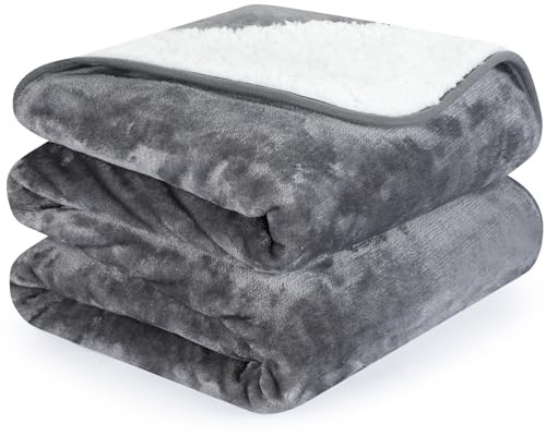 PETTOM Manta para Perros y Gatos 100x75cm Suave Lavable a Máquina, Felpa Sofa Alfombra Cálida Impermeable Mullida Grueso Estera Protección Calentita para Mascotas Conejos