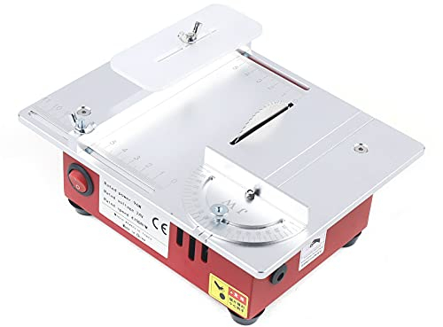 Sega circolare da tavolo, mini sega elettrica da tavolo, fai da te, sega circolare, modello Chainsaw, 96 W, 9200 min