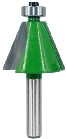 1 Stück Fasenfräser, 8 mm Schaft, Fasenkantenformfräser, 30 Grad, 22,5 Grad, 45 Grad, 15 Grad, 11,25 Grad, Holzmaschinenwerkzeuge(30 Degree)