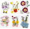 Fleurs Séchées, 72 Pièce Fleurs Séchées Naturelles, DIY Fleur Sechees Naturel , Vraies Fleurs Pressées Séchée, pour Bricolage Résine Bijoux Maquillage Habiller Nail Art Décorations