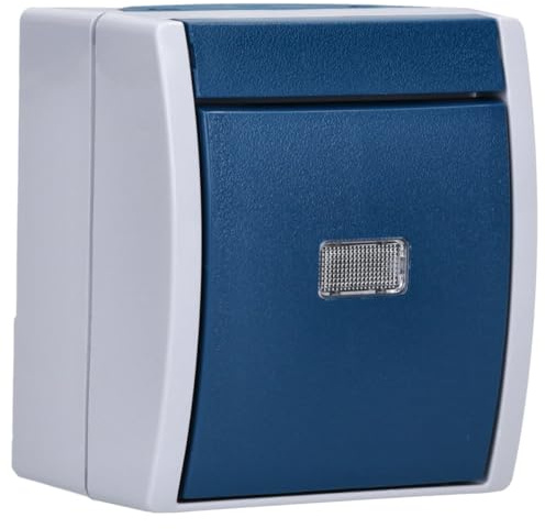 Busch-Jaeger 2621 W-53-206 Wipptaster Wechsler (Thermoplast) Grau ocean® (IP 44) 2CKA001484A0054