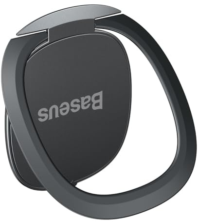 Baseus, Handyhalter Ring, Schwarz, Ultraleicht, Ringform, Einfache Anwendung