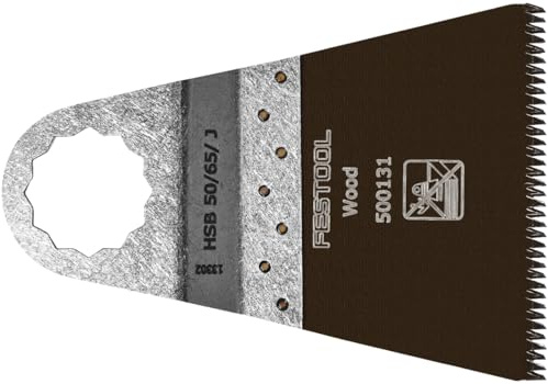 Festool Sägeblatt HSB 50/65/J für Holz - 5er Pack | Oszillationssägeblatt mit japanischer Zahnung, 50 x 65 mm, für Multitool