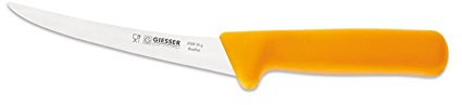 Johannes Giesser Messerfabrik Ausbeinmesser mit amerikanischer Griffform Messer, Grau, 15 cm