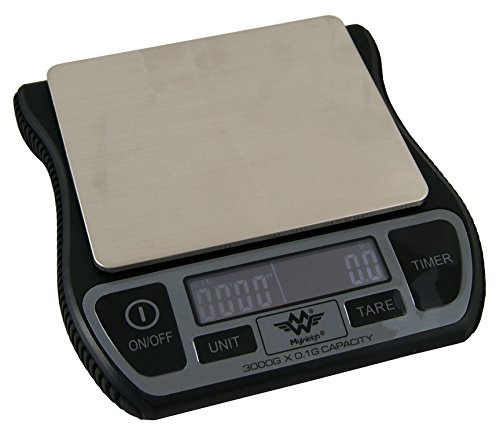 My Weigh Barista - Báscula digital de cocina con función de conteo y temporizador