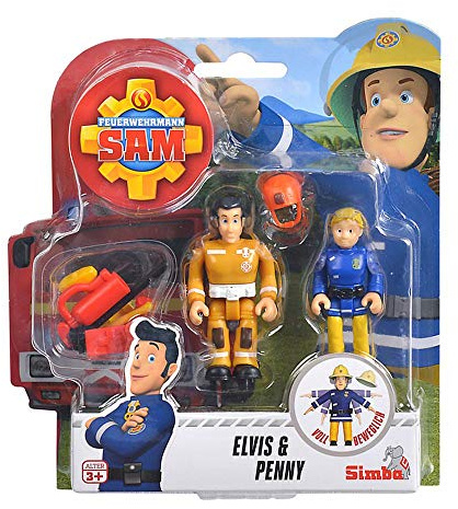 Feuerwehrmann Sam Elvis & Penny Spiel Figuren Set | Simba Toys