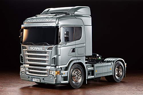 Tamiya 56364 1:14 RC Scania R470 Silber Edition, Modellbausatz,Plastikbausatz, Bausatz zum Zusammenbauen, detaillierte Nachbildung, Medium