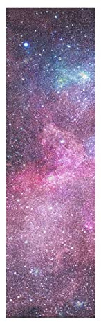 Vnurnrn Traum Weltraum Universum Galaxie Skateboard Griffband Griptape Schleifpapier Blasenfrei Rutschfest Skating Board Longboard Roller Aufkleber 84x23cm