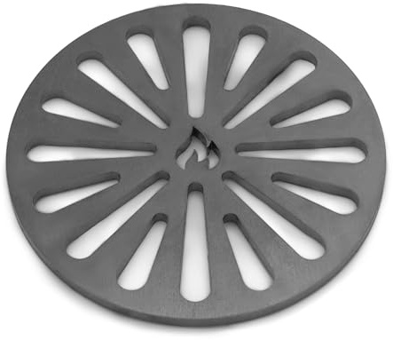 Grillrost.com Das Original Ofenrost Rund Durchmesser 18cm aus massivem Stahl - Kein Guss dadurch Keine Bruchgefahr