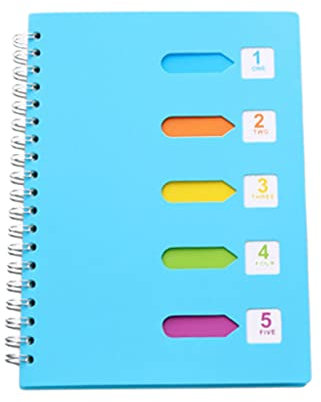 HAPINARY Notizbuch Mit Seitlicher Spiralbindung Dickes Glattes Papier Für Täglichen Gebrauch Als Tagebuch Notizblock Und Scrapbook Verwendbar Für Reiseberichte Und Wochenpläne