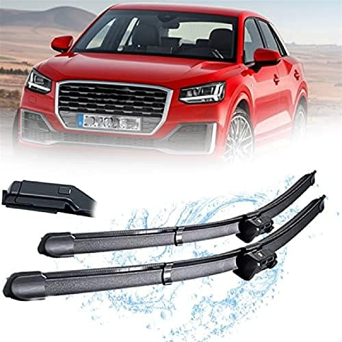 Ensemble de balais d'essuie-Glace de Pare-Brise de fenêtre Avant de 24 + 19, pour Audi Q2 2016 2017 2018 2019 2020 balais d'essuie-Glace de Voiture