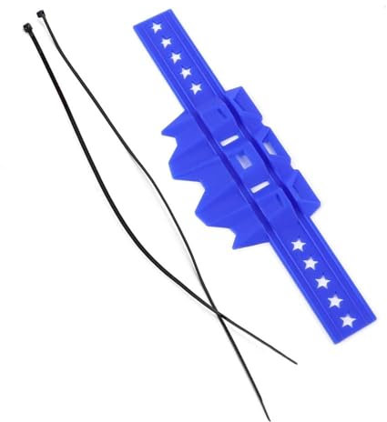 QLASIC Motorrad-Auspuff-Hitzeschild Für Kawasaki Motorrad Auspuffanlage Schutz Dirt Pit Bike Auspuff Schalldämpfer Schutzfolie (Color : Blue)