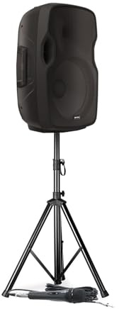 Enceinte Autonome Gemini AS 08 Togo - 500W - Active sur Batterie USB/Bluetooth/AUX/SD avec Microphone, SONORISATION DJ PA Pied