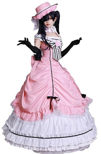 OSIAS Ciel Phantomhive Robin Dress Costume da Cosplay(M)