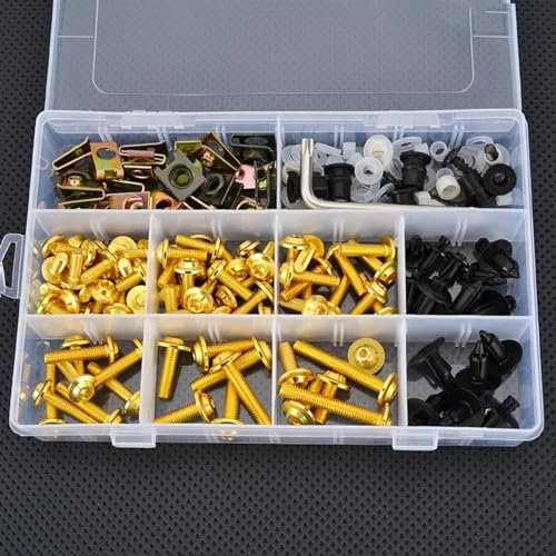boîte à Outils Kit De Boulons De Carénage De Moto, Vis Clips Écrou en Acier pour S1000RR S1000R S1000XR R Nine T R-nineT HP4 S 1000 R RR 1000RR S1000 RR(Style 4)
