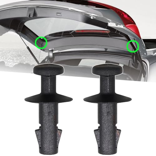 XUKEY 2 x Hutablage Haltegurt String Clip Knopf Halter Pivot Peg für OPEL Mokka X MK1 95129884 Kofferraumabdeckung