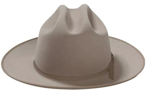 GAOINTELL Cowboy-Hut für Erwachsene, bequem, französischer Stil, Bandhut, Filzhut, Erwachsene, Festival, Party, formelle Versammlung, Filzhut