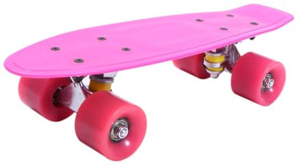 HONMEET Skateboard Für Kinder Outdoor-Skateboard Mit Verschleißfesten Rädern Sanftes Gleiten Und Drehen Langlebiges Material
