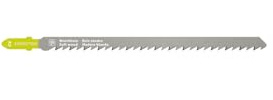 FEIN Jig saw blade F-IRON Jig 26 AS for wood CV 130 T4 SW. For Wood, softwood, construction wood, kitchen tops, plywood, plywood, block board, MDF, chipboard. PU=5 pcs.