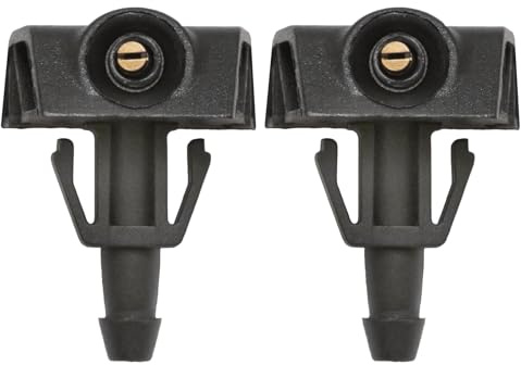 JUUDDENPARTS 2Pcs 28931-4BA0A Windscreen Washer Nozzles, Replacement for X-Trail T31 T32 2007-2021 Replacement for Note E11 2004-2011, Replaces 28932-3JA0A 28932-3KE0A