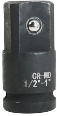 Flewdart adattatore bussola 1/2 a 1, chiave riduttore 1/2 a 1, bussole adattatore acciaio al cromo-molibdeno(CR-MO)