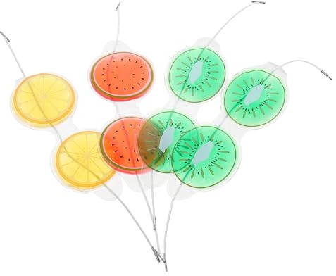 LIFKOME 4 Stück-pack Kühlende Gel Augenmasken aus Pvc für Kinder zur Linderung von Augenmüdigkeit und Verbesserung der Hautelastizität in Verschiedenen Gemischten Farben Zufällige Farbe