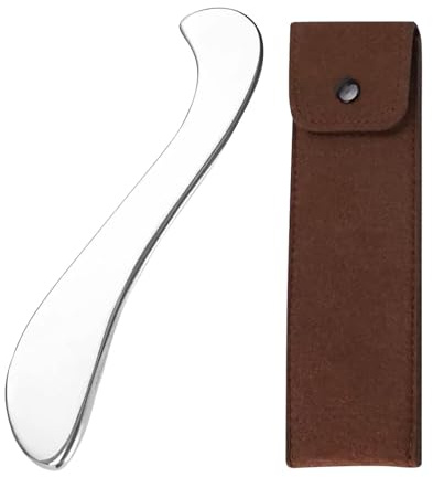 Muscle Scraper, Stainless Steel Gua sha Tool, IASTM Tool | Great Soft Tissue Mobilization Tools for Back, Legs, Arms, Body