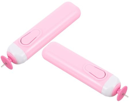 Gogogmee 2 Pezzi Penna Quilling Elettrica Strumento Avvolgi Carta Slot Automatico Leggero per Artigianato DIY Facile da Usare per Principianti e Progetti Creativi