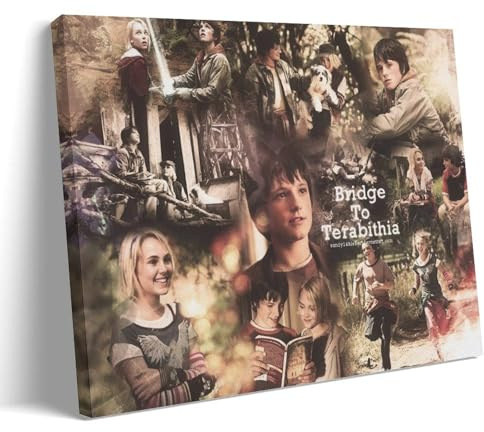 HDSHJFIK Poster mural décoratif sur toile Bridge to Terabithia Adventure Movie Protagonist - Impression d'art moderne pour chambre à coucher - 30 x 45 cm