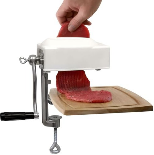 UNTERING Attendrisseur de viande professionnel manuel en fonte avec poignée ergonomique et design compact pour la maison, la cuisine, la cuisine