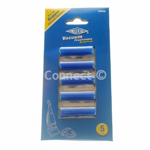 Electruepart Universal Spring Fresh Air Freshener Deodorizer Sticks for All Bagged Vacuum Cleaners (5 Sticks)