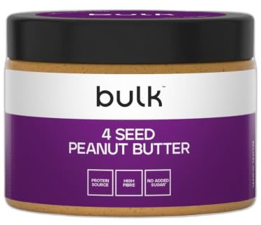 Bulk Natural 4 Seed Peanut Butter, 500 g