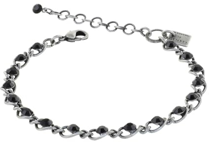 Konplott: Armband Magic Fireball classic, klassisches Gliederarmband mit Kristallsteinen, für Damen/Frauen
