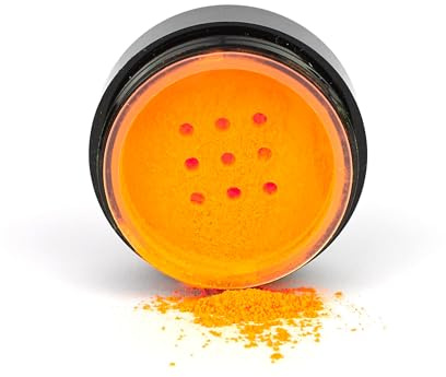 Stargazer Lidschatten, vegane und parabenfreie Formel, die unter UV-Licht leuchtet, Neon-Orange