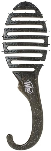 Wet Brush Shower Detangler Brush - Black Glitter By For Unisex - 1 Pc Hair Brush