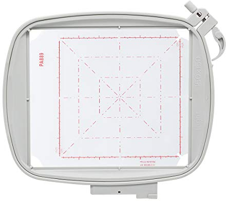 Sew Tech Stickrahmen für Husqvarna Viking Designer Diamant Deluxe Ruby Royale Topaz Pfaff Creative Sensation Vision usw., Näh- und Stickmaschine tun alle Quilter's 150 x 150 mm Reifen