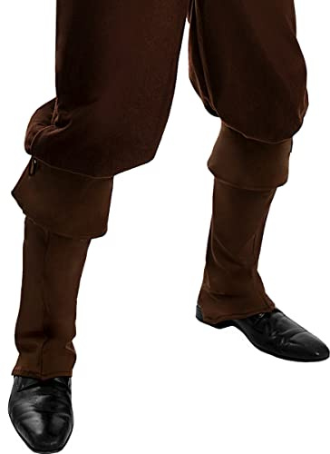 Funidelia | Surbottes Pirate Marron pour Femme et Homme Corsair, Boucanier - Couleur: Multicolore, Accessoire pour déguisement - Déguisements Amusants pour Vos soirées.
