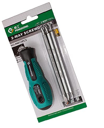 Two-way Slotted Screwdrivers Bits 3 in 1 Precision Multifunction Screwdriver Bits Adjustable Slotted Screw Driver Repair Tools