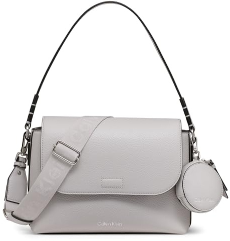 Calvin Klein Millie Damen 2-in-1 Flap Schultertasche & Crossbody
