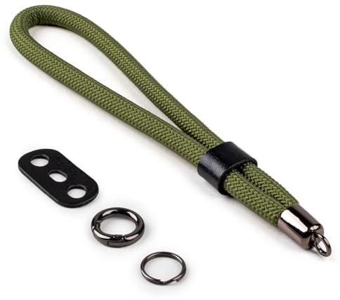 VOVMOEYA Cinghia da Polso per Fotocamera Corda, Cordino Polso Fotocamera Tracolla Polso per Fotocamera Compatibile con Fujifilm X100V XT5 Nikon Zf Z8 Z30 Canon G7X Sony A6000 A6400 ZVE10 - Verde