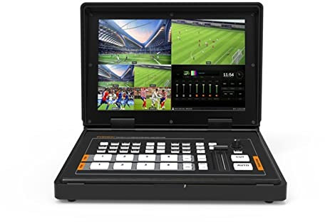 Boîte de commutation audio-vidéo, HVS0402U HVS0403U PVS0403U Commutateur vidéo Mélangeur 2 canaux SDI 2 canaux 4 canaux Entrées 2 canaux Sortie PGM pour PC, TV, projecteur, lecteur DVD/Blu-ray (Color
