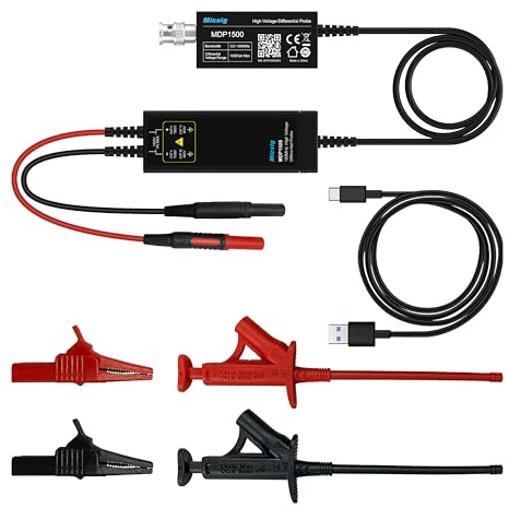 Micsig High Voltage Differential Probe MDP/DP Series oscilloscopes Probe MDP1500(DP10013)/MDP700(DP10007)/MDP3000/DP7000(DP20003)/MDP701/MDP1501/MDP3001/MDP702/MDP1502/MDP3002-MDP1500(Same as DP10013)