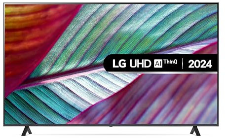 LG 75UR75006LK 75-Inch 4K Ultra HD Smart TV, α5 AI processor 4K Gen6, Freeview Play and Amazon Alexa [model 2024]