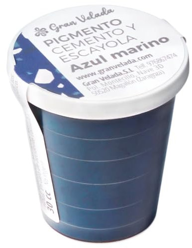 Pigmento Azul Marino para Cemento y Escayola | Pigmento en Polvo de Alta Concentración para Dar Color Único a tus Creaciones DIY. | 1000 cc