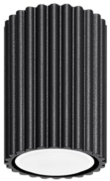 SOLLUX lighting Plafonnier LED - Spot de Plafond - en Aluminium - 1 Spot - 6,5 x 6,5 x 10 cm - Karbon Noir